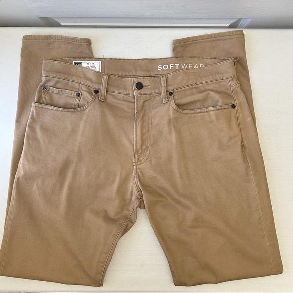 GAP Men’s Jeans Soft Wear Slim Taper Denim Pants Mojave Tan Size 32 - Picture 4 of 16